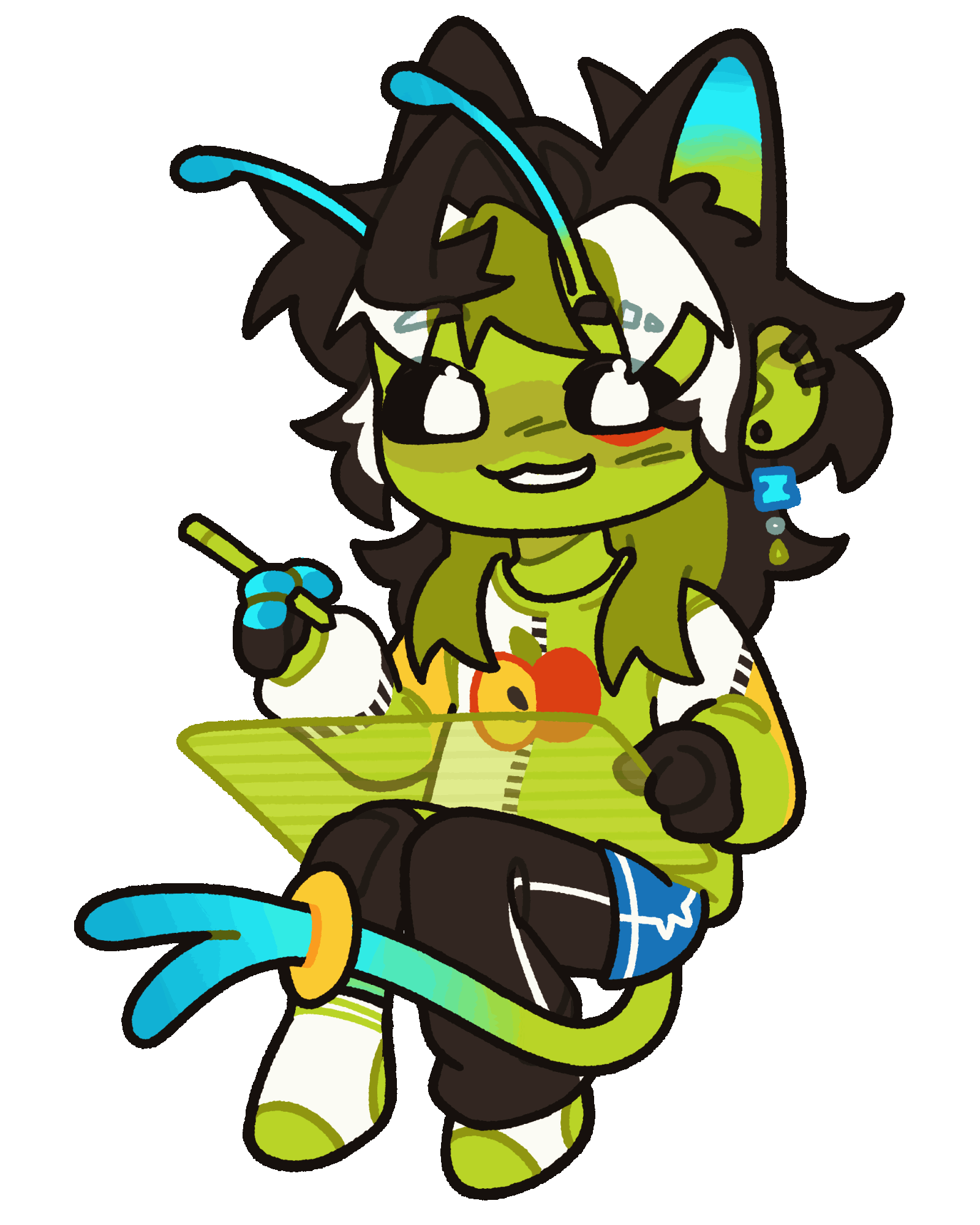 Drawing PNGtuber Glorp